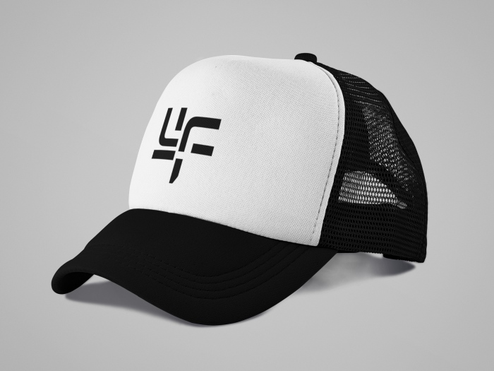 Boné Trucker Aba Curva Telinha (PRETO)