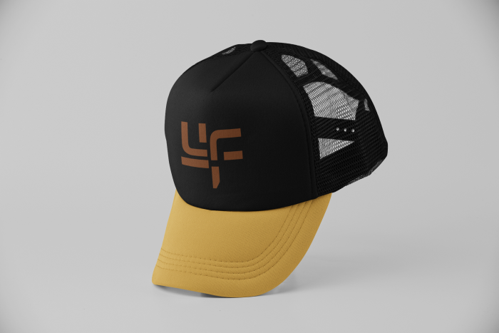 Boné Trucker Aba Curva Telinha (BROWN)