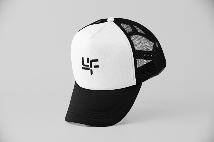 Boné Trucker Aba Curva Telinha (PRETO)